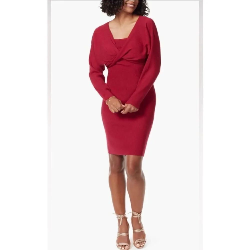 NWT Sam Edelman 2-in-1 sweater & dress set holiday party Valentine's Day medium